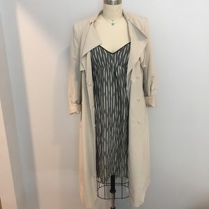 Light Taupe Trench Coat